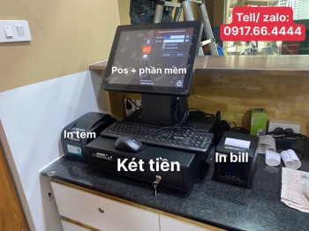 Thanh lý máy tính tiền cho quán : 0917.66.4444