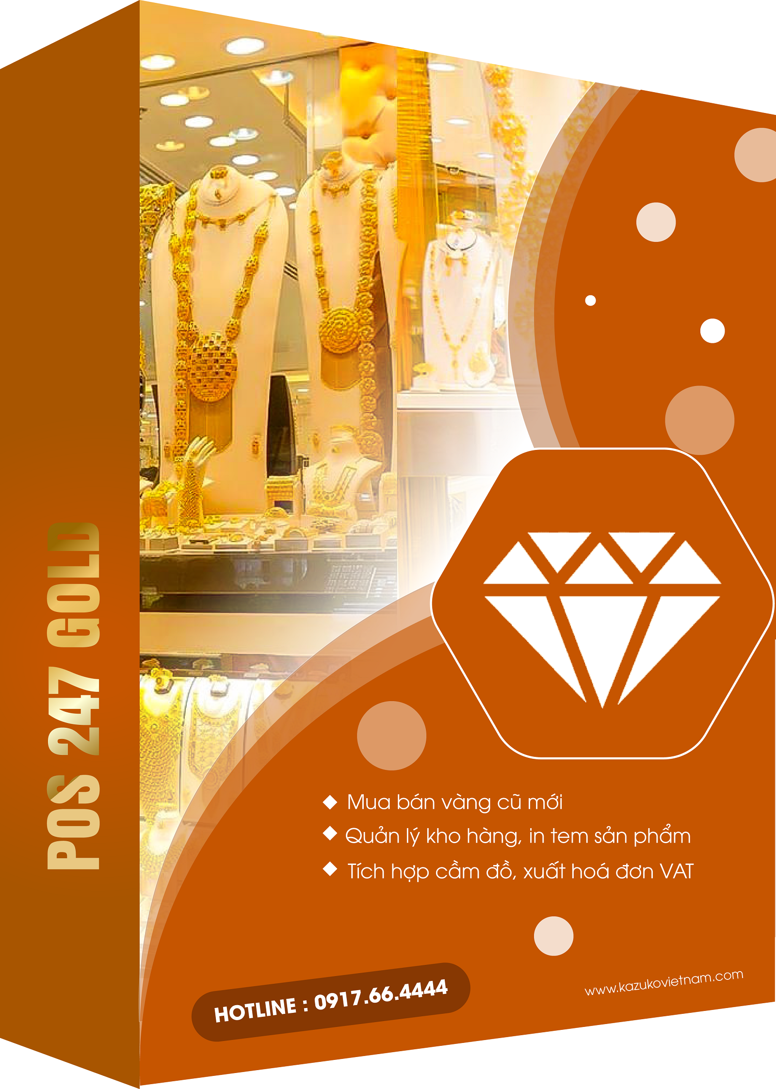 PHẦN MỀM QUẢN LÝ TIỆM VÀNG POS247 