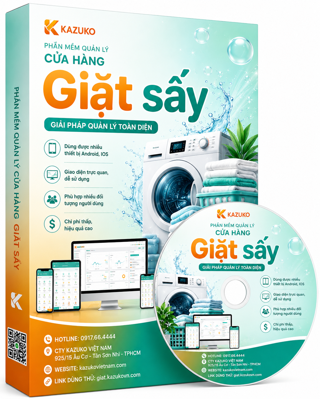 PHẦN MỀM BÁN HÀNG CHO CỬA HÀNG GIẶT SẤY 